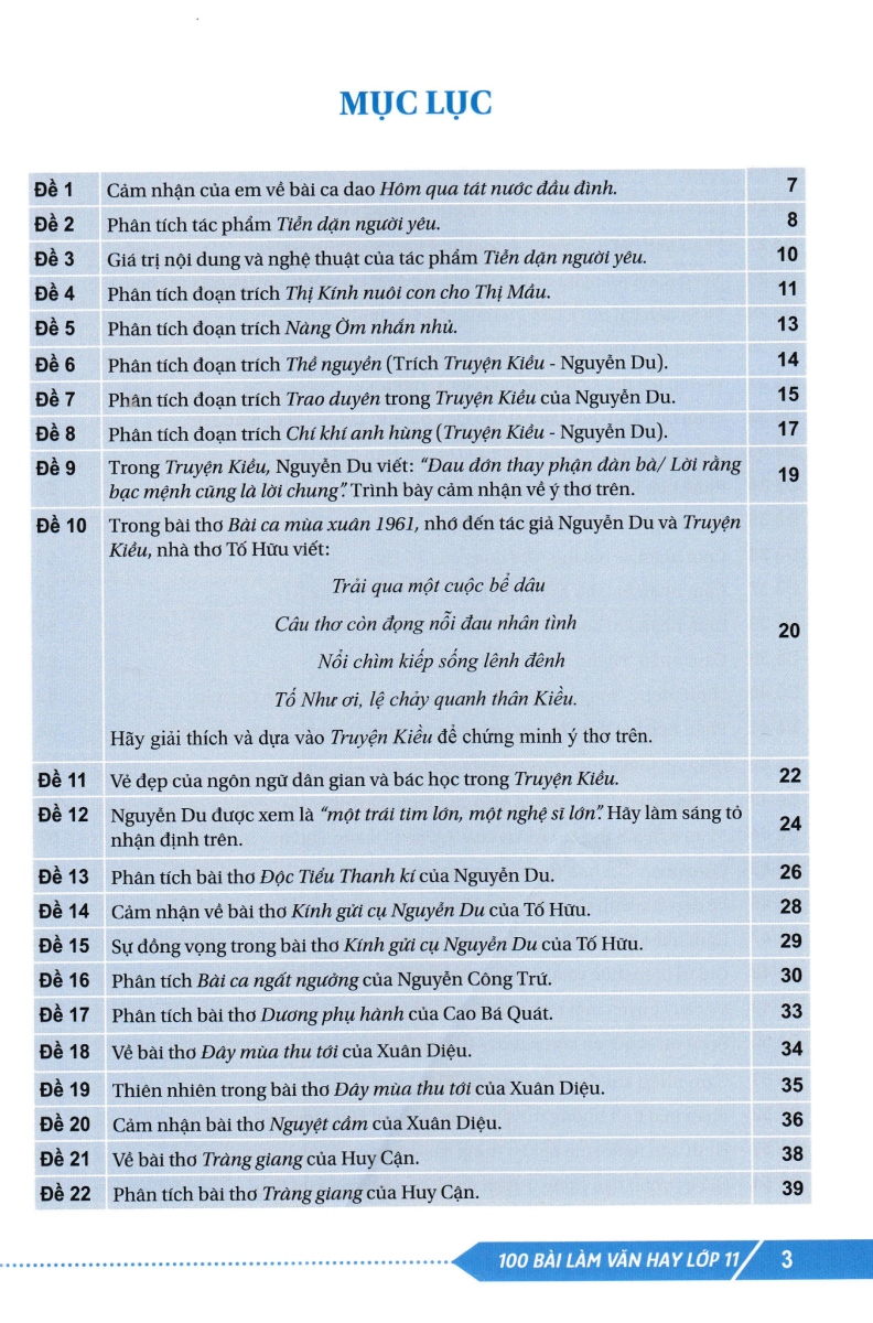 100 bài làm văn hay lớp 11 - Ảnh 4