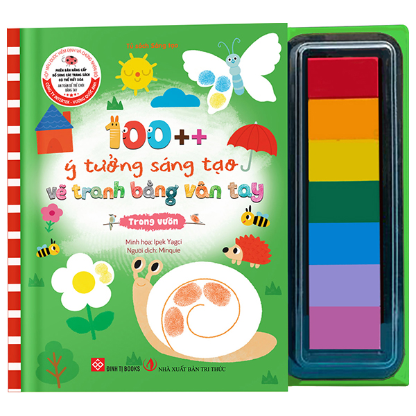 100++ Ý Tưởng Sáng Tạo Vẽ Tranh Bằng Vân Tay - Đại Dương - Bìa Cứng - Ảnh 13