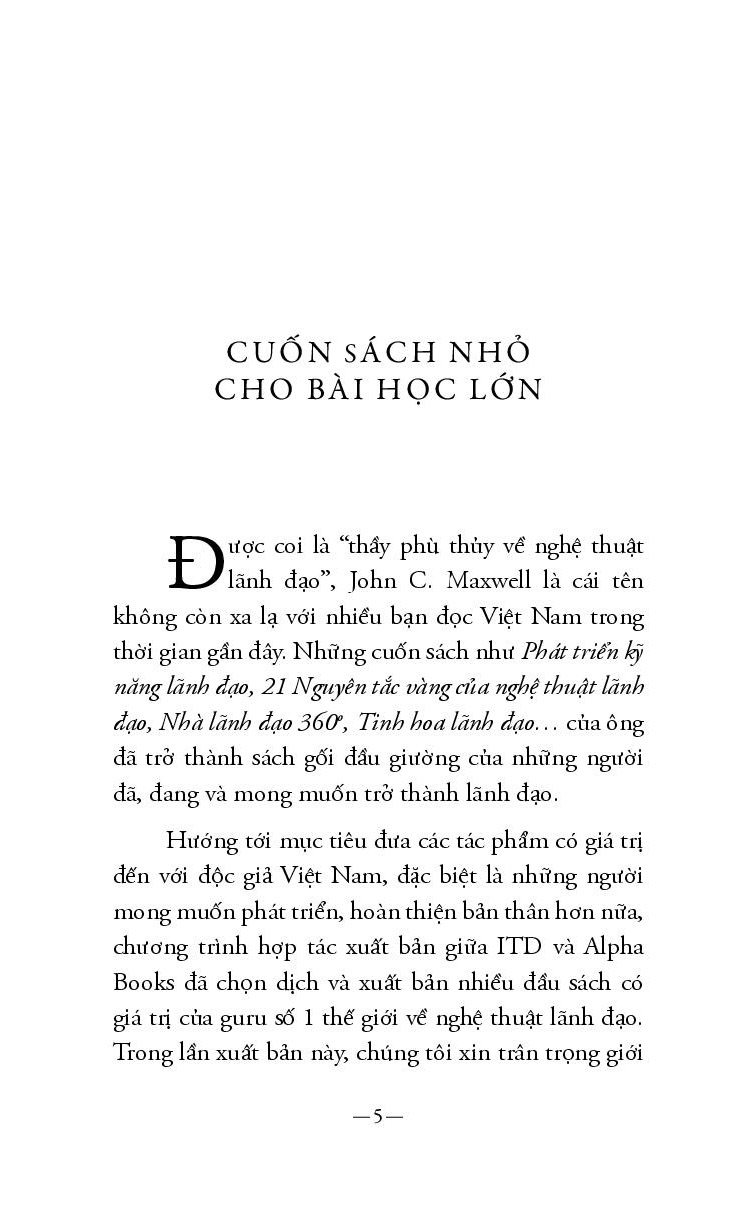 21 phẩm chất vàng của nhà lãnh đạo (tái bản) - Ảnh 4