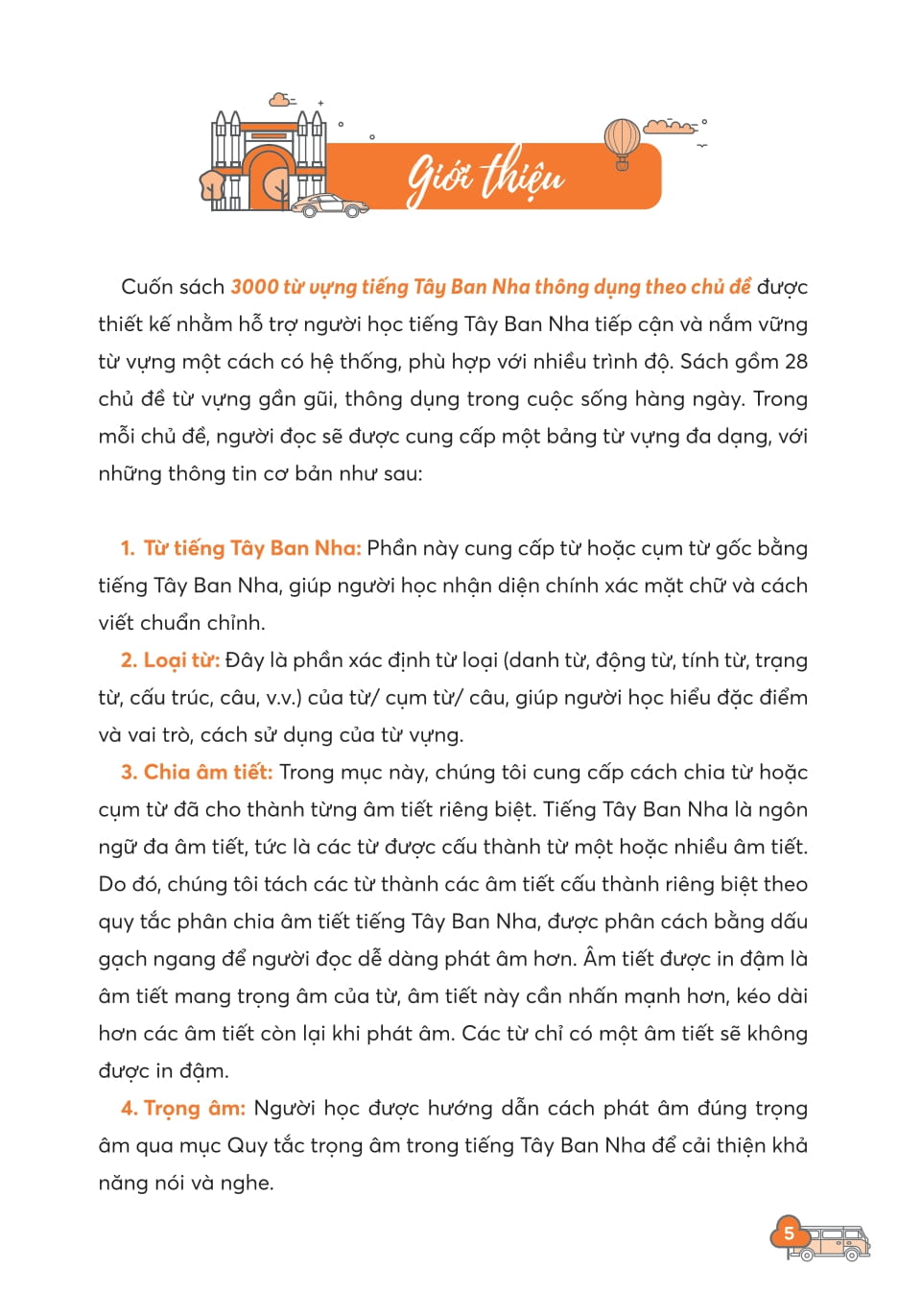 3000 Từ Vựng Tiếng Tây Ban Nha Thông Dụng - Ảnh 5
