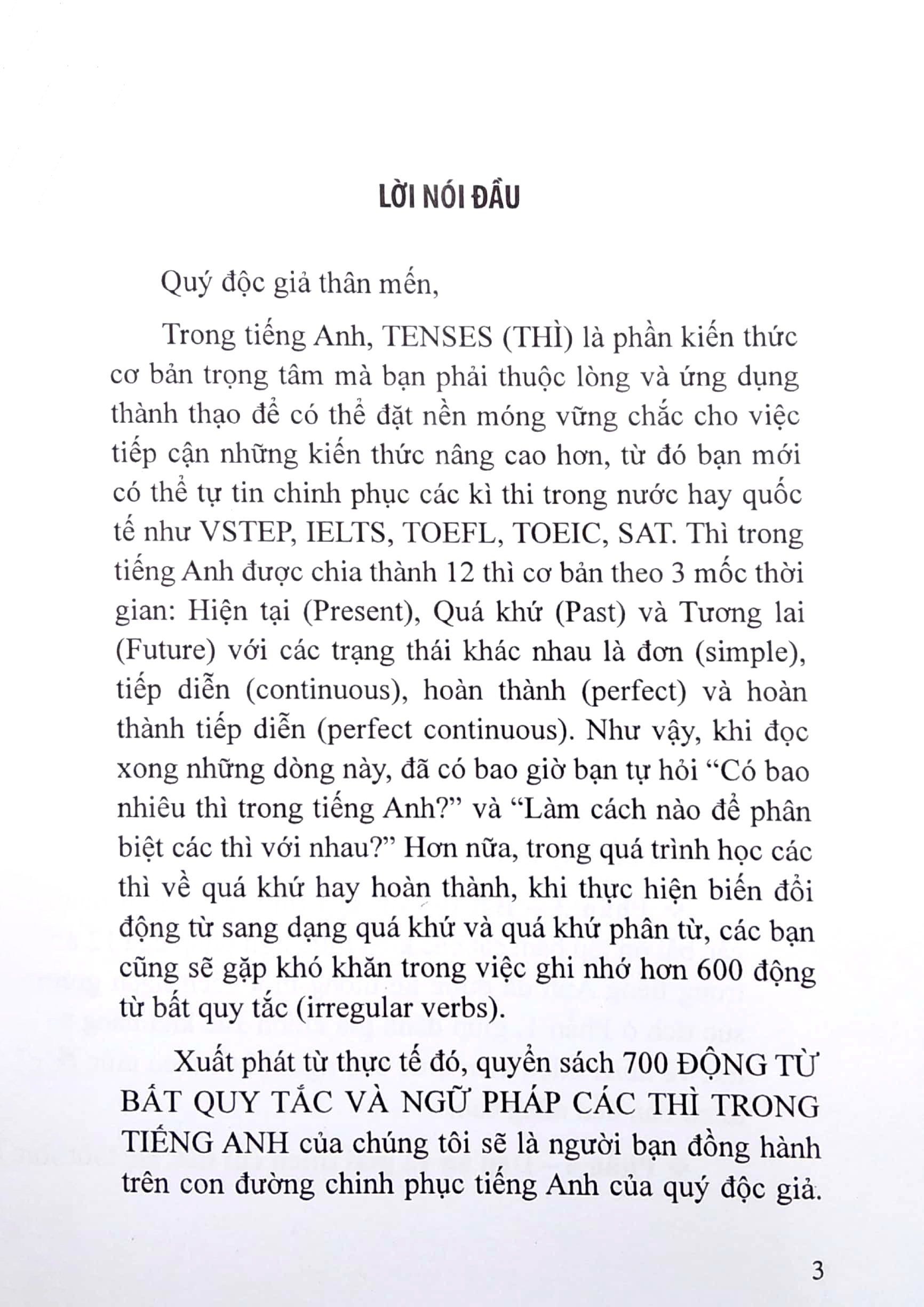 700 động từ bất quy tắc và ngữ pháp các thì trong tiếng anh - Ảnh 3