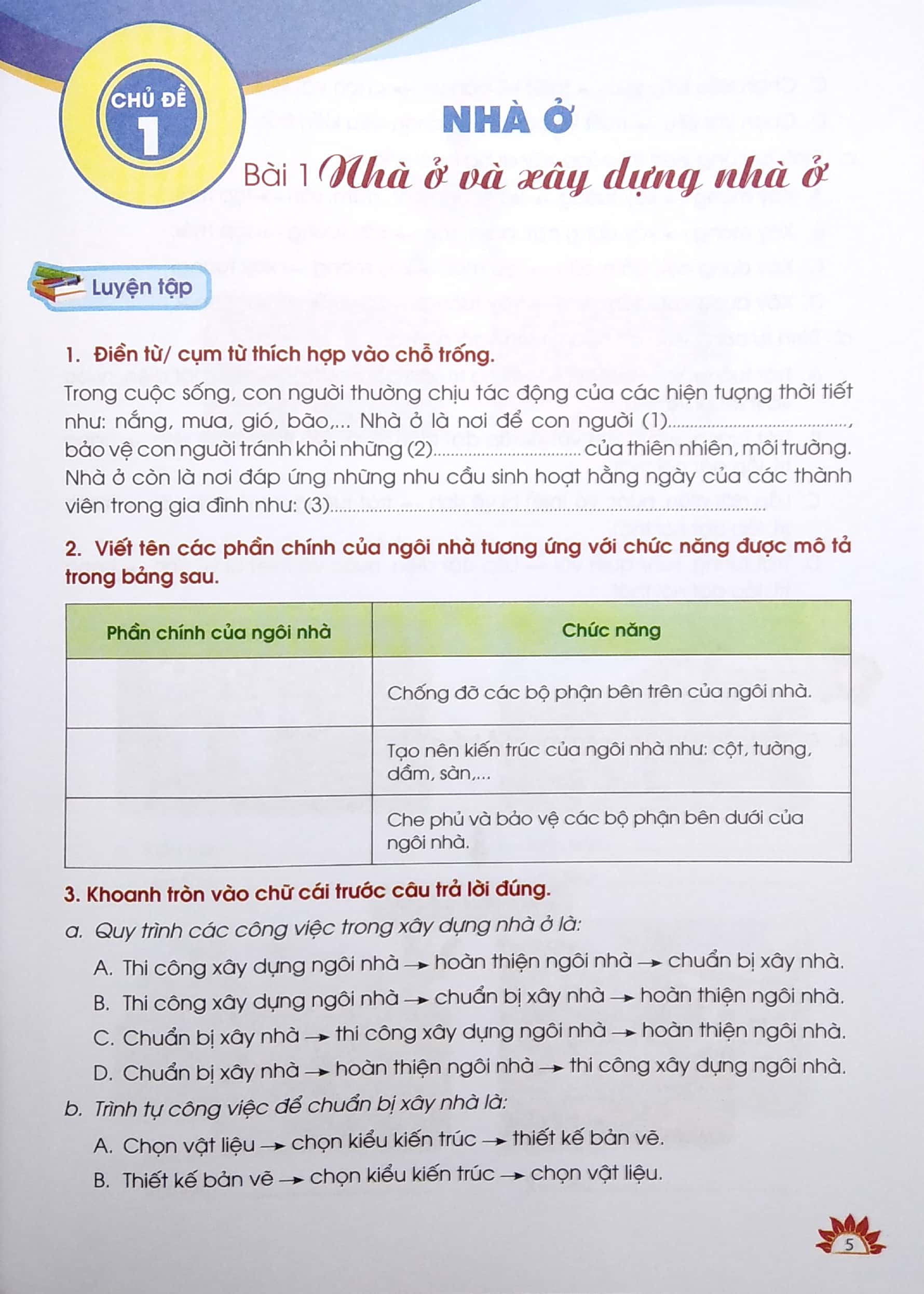 bài tập thực hành công nghệ lớp 6 (theo chương trình giáo dục phổ thông 2018) - Ảnh 5