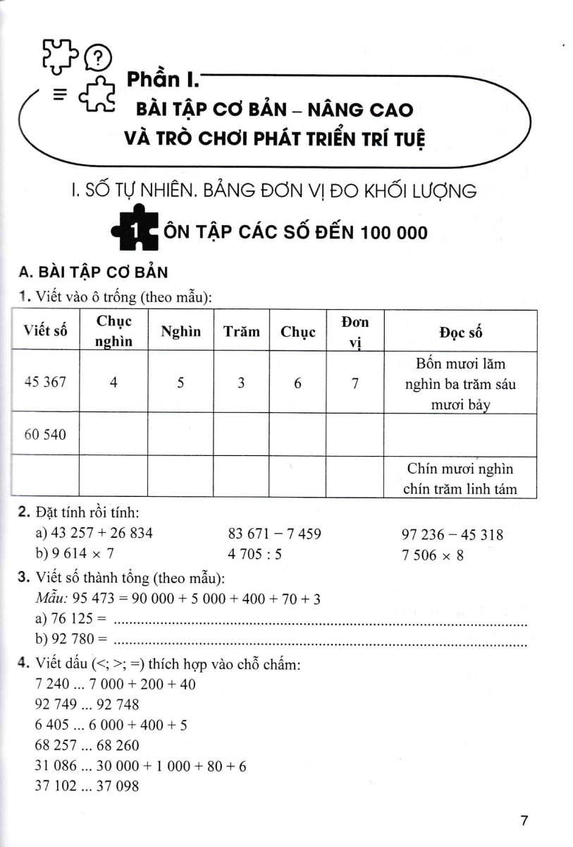 bài tập và trò chơi phát triển trí tuệ toán 4 (dùng chung cho các bộ sgk hiện hành) - Ảnh 7