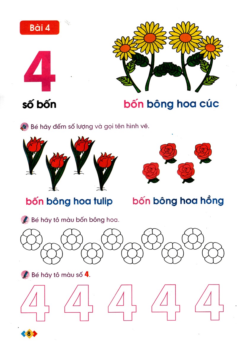 bé làm quen với toán - dành cho trẻ 4-5 tuổi (tái bản 2024) - Ảnh 8