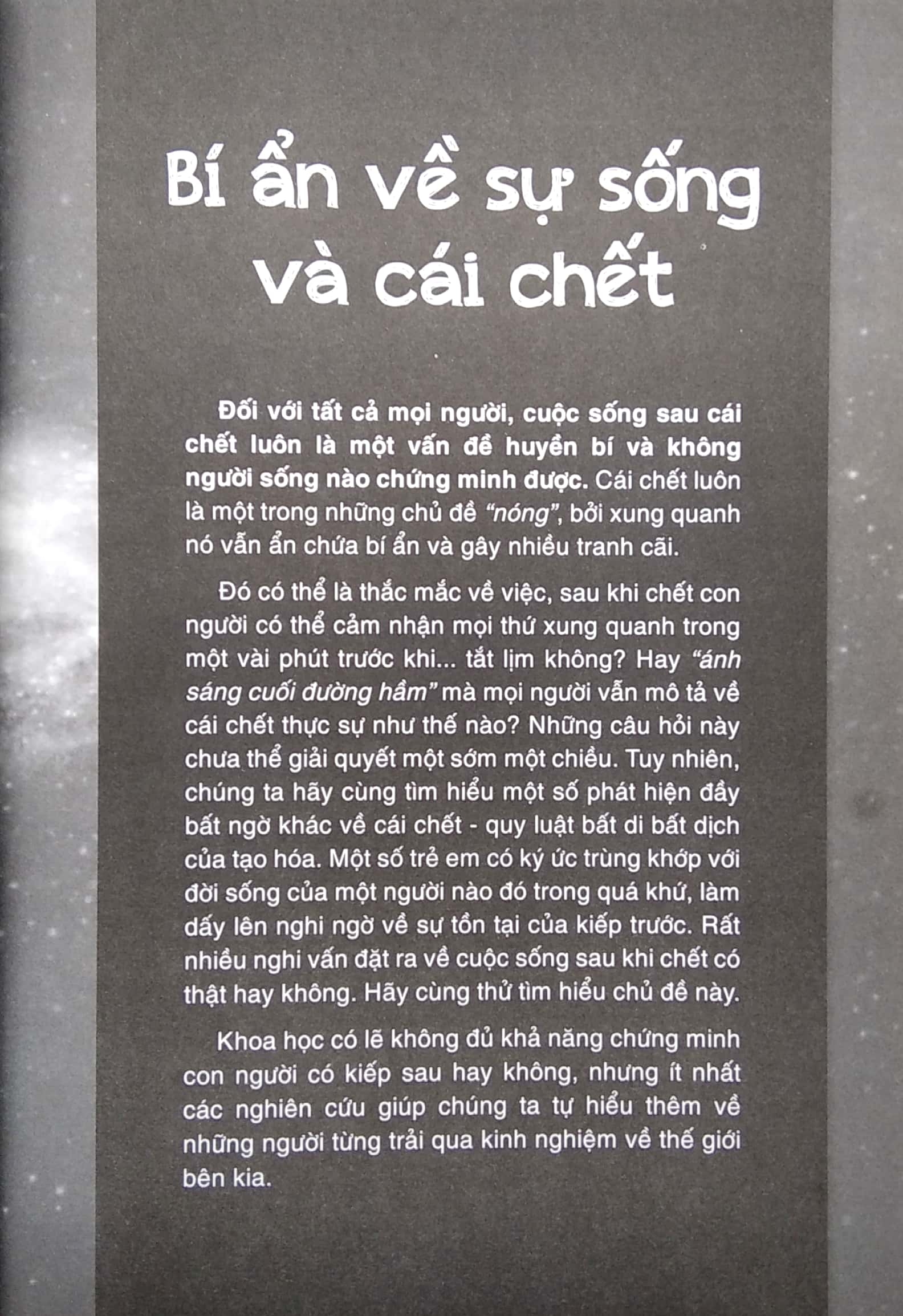 bí ẩn mãi mãi là bí ẩn - sự sống và cái chết - Ảnh 4