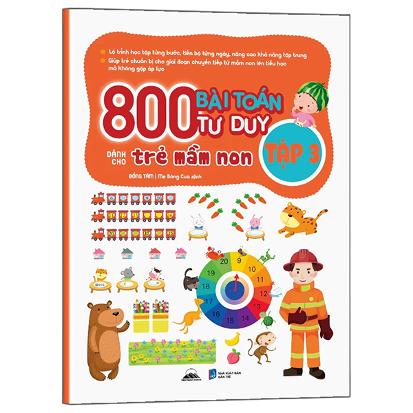 Bộ
800 Bài Toán Tư Duy Dành Cho Trẻ Mầm Non - Tập 4 - Ảnh 4