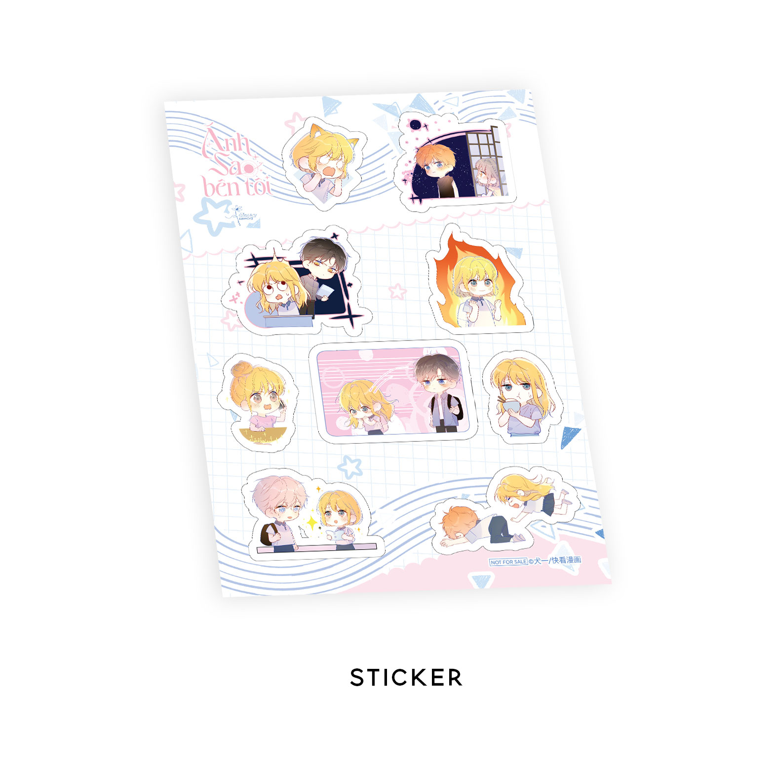 Bộ
Ánh Sao Bên Tôi - Tập 5 - Bản Đặc Biệt - Tặng Kèm Set Sticker + Móc Khoá Treo PVC + Huy Hiệu Phủ Hologram Ánh Sao - Ảnh 4