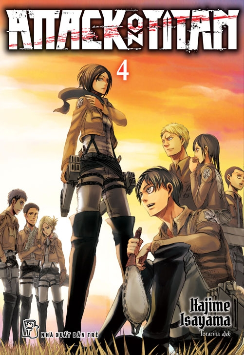 bộ attack on titan - tập 4 - Ảnh 2