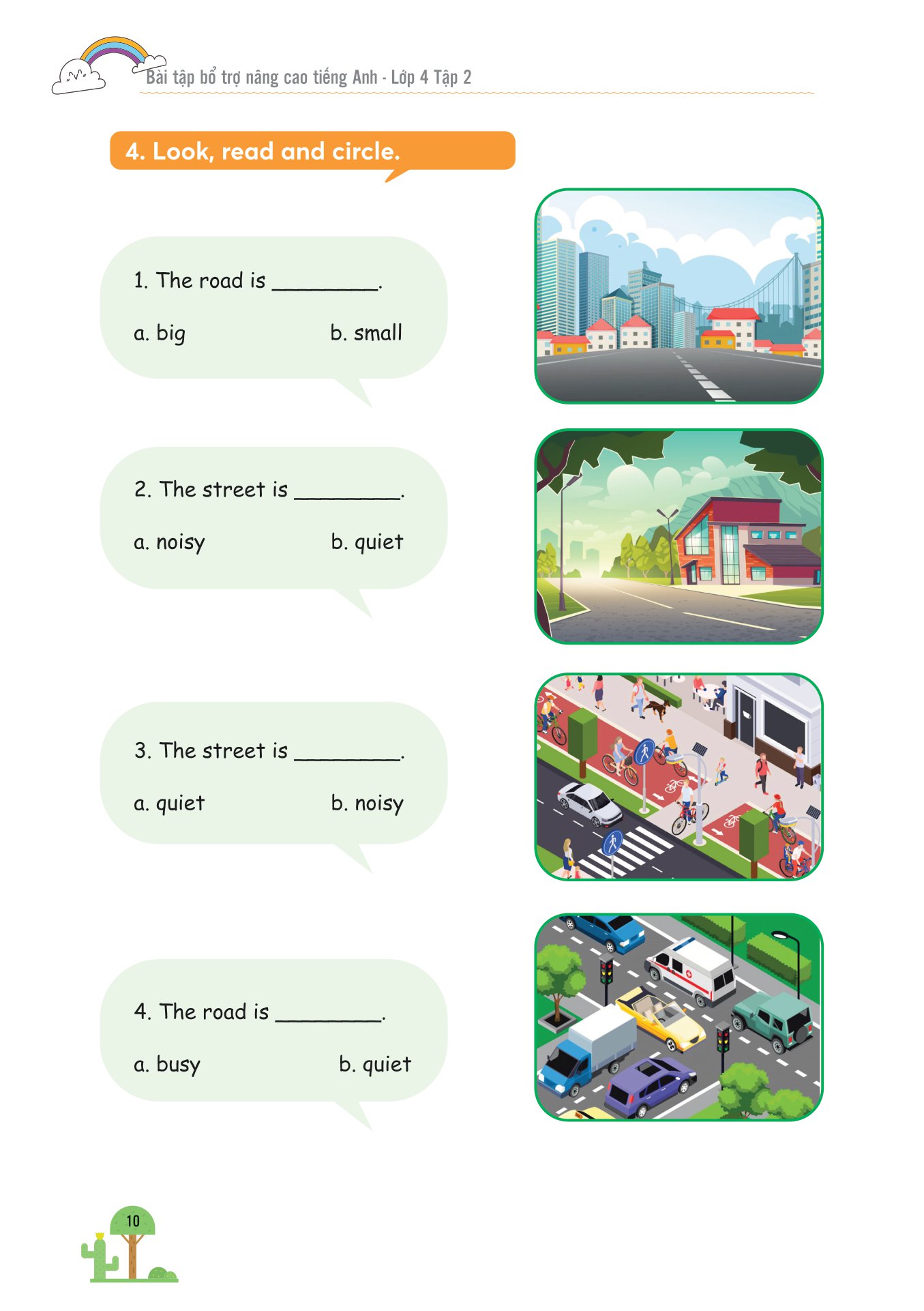 bộ bài tập bổ trợ nâng cao tiếng anh lớp 4 - tập 2 (theo giáo khoa tiếng anh global sucsess) - Ảnh 9