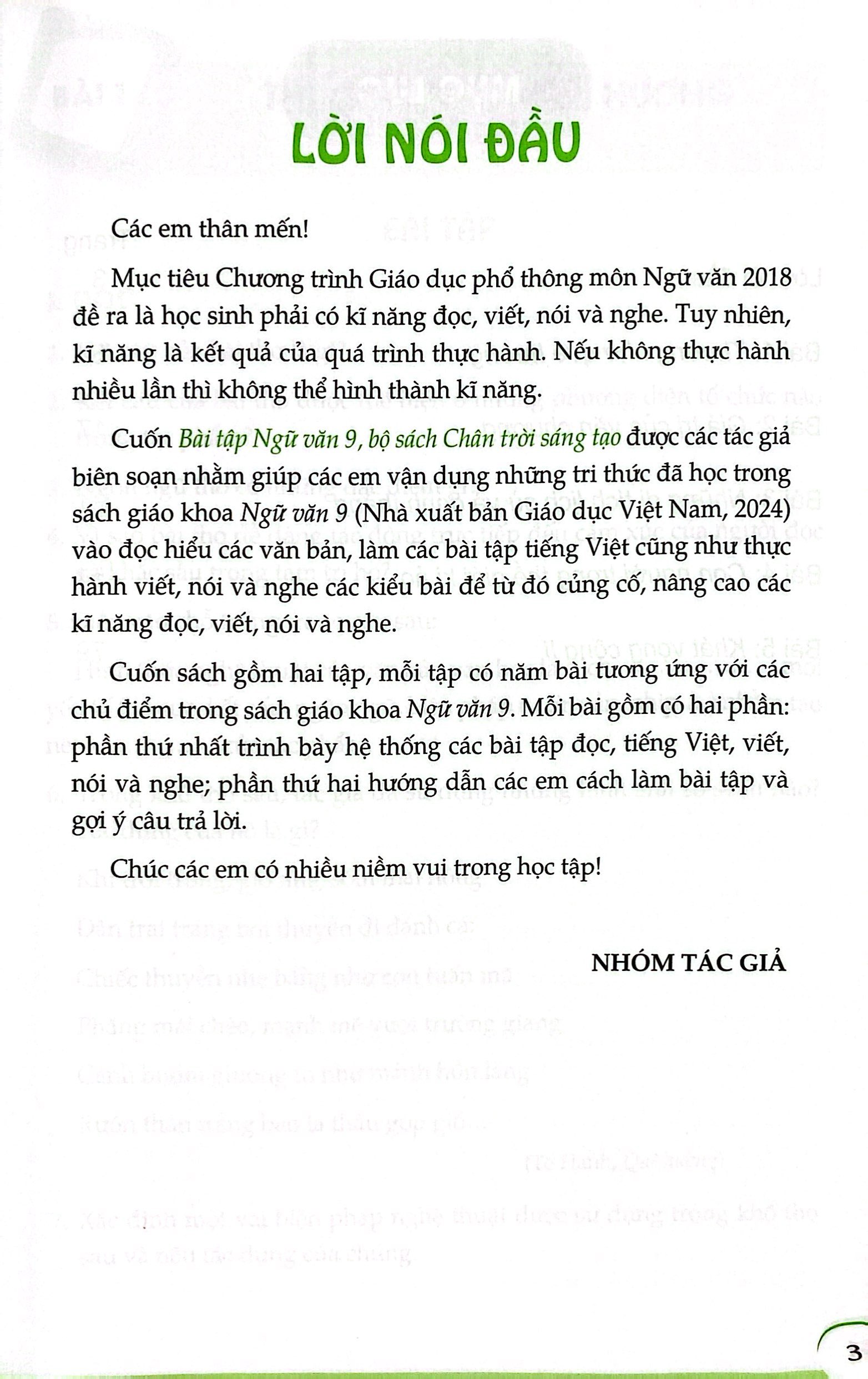 Bo
Bai Tap Ngu Van 9 - Tap 1 (Chan Troi) (Chuan) - Ảnh 3
