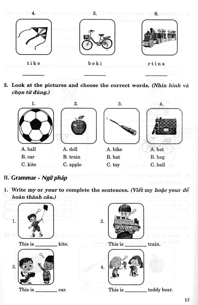 Bộ
Bài Tập Tiếng Anh 3 (Family And Friends 3 - National Edition) - Ảnh 8