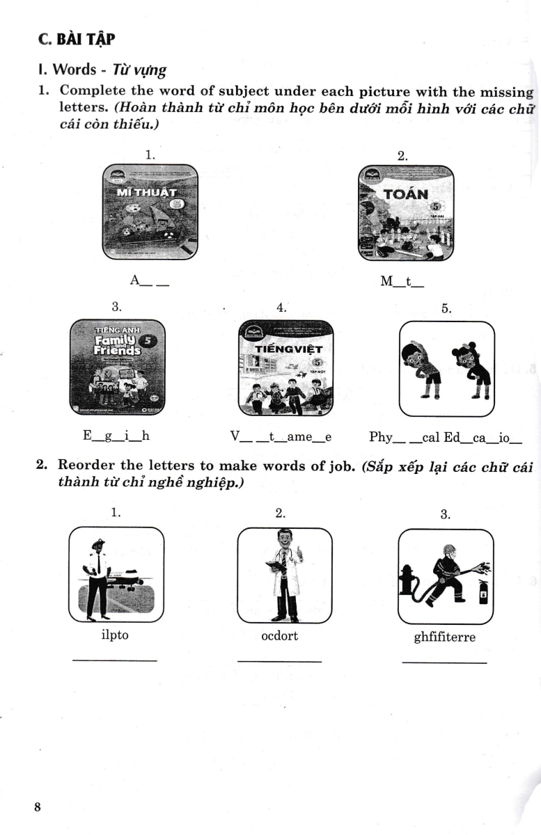 Bộ
Bài Tập Tiếng Anh 5 (Family And Friends 5 - National Edition) - Ảnh 7
