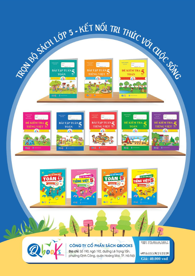 Bộ Bài Tập Tuần Toán 5 - Tập 2 (Kết Nối) - Ảnh 8