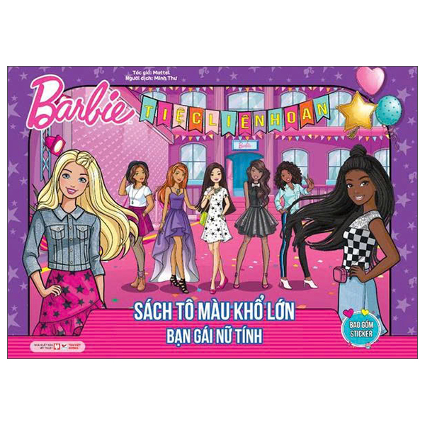 Bộ Barbie - Sách Tô Màu Khổ Lớn - Phong Cách - Ảnh 6