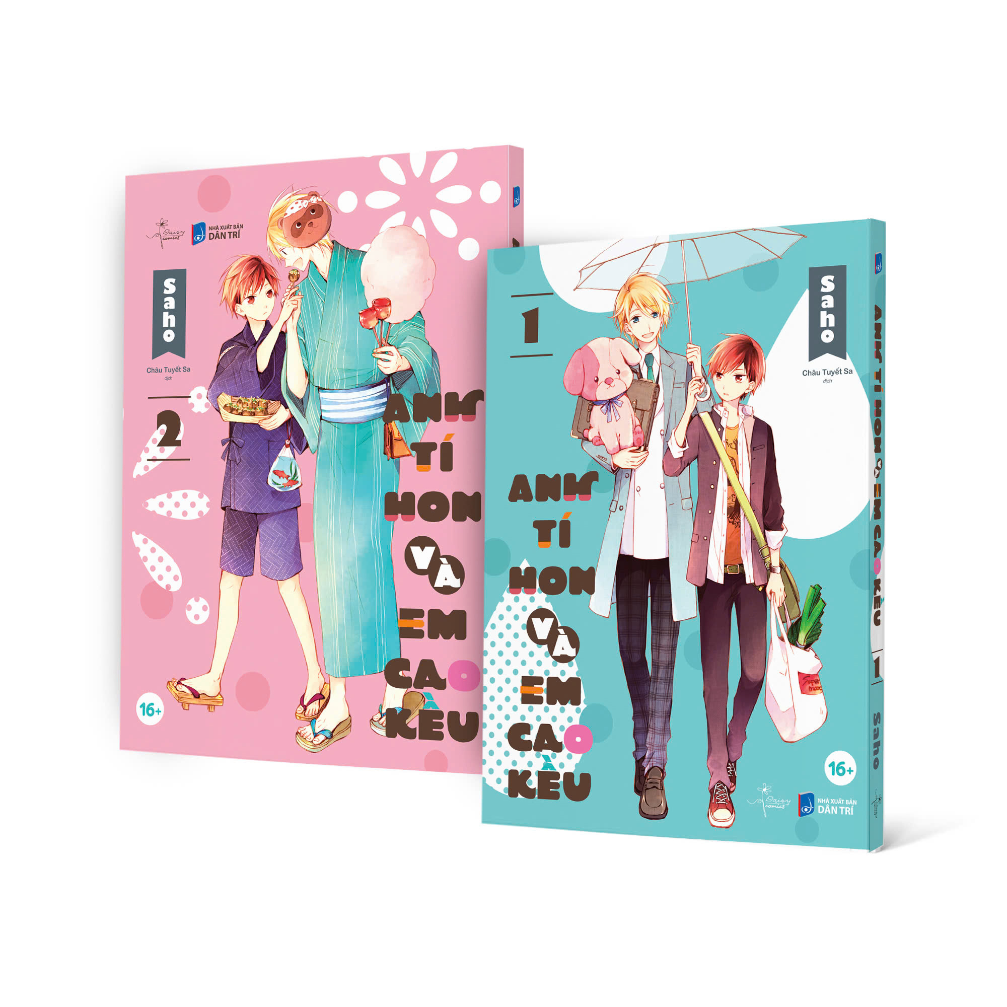 Bo
Bo Manga - Anh Ti Hon Va Em Cao Keu - Tap 1 + Tap 2 (Bo 2 Tap) - Ban Dac Biet - Tang Kem Sticker Tem + Bookmark Thom - Ảnh 2