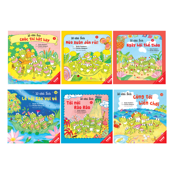 Bộ
						
										
										Bộ Sách Ehon Nhật Bản - 10 Chú Ếch - Phần 3 - Tập 13-18 (Bộ 6 Cuốn) - Ảnh 12