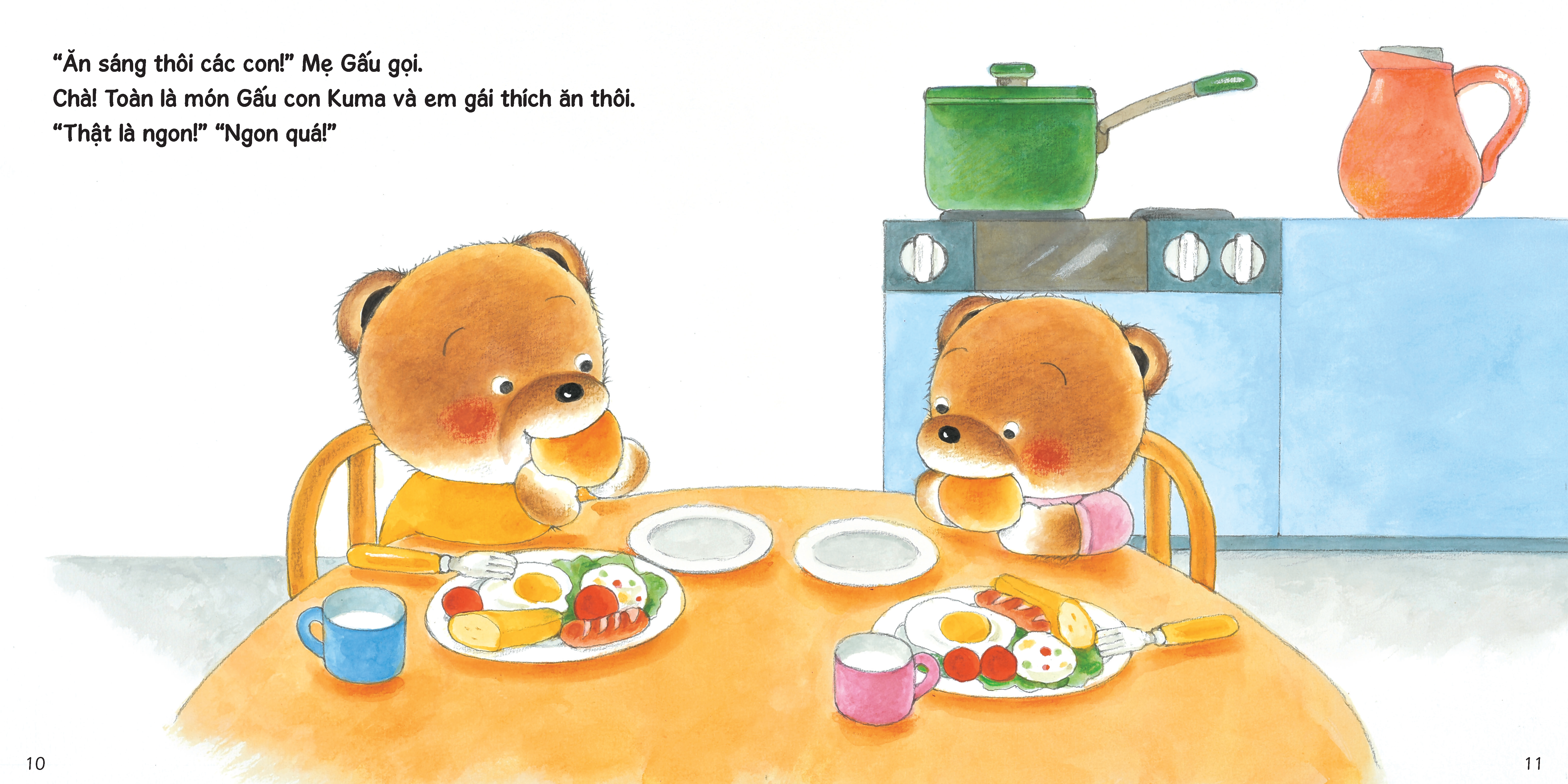 Bo
Bo Sach Tranh Ehon Gau Con Kuma - Nhung Chuyen Nho Hang Ngay - Phan 2 (Bo 5 Cuon) - Ảnh 10