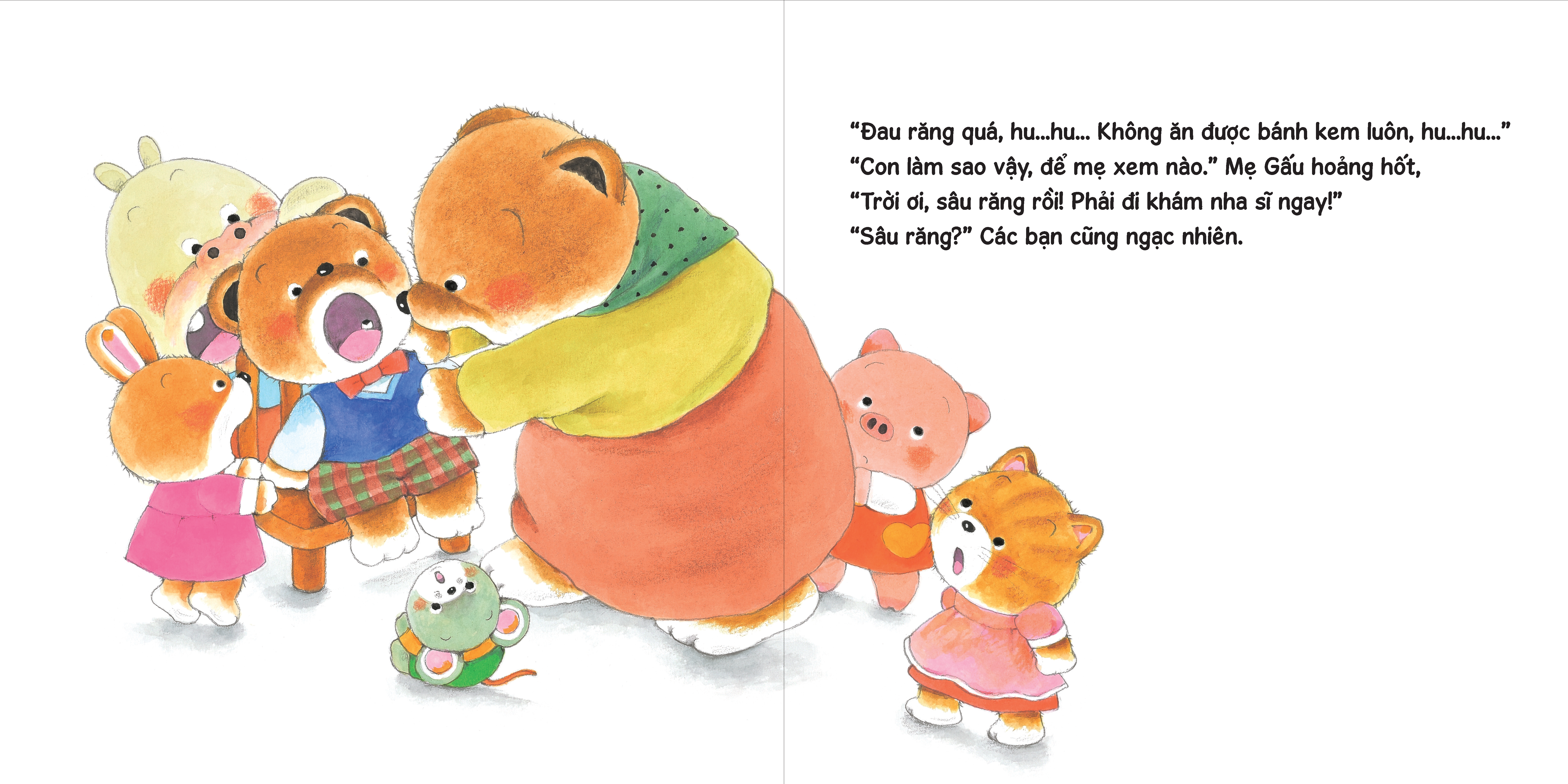 Bo
Bo Sach Tranh Ehon Gau Con Kuma - Nhung Chuyen Nho Hang Ngay - Phan 2 (Bo 5 Cuon) - Ảnh 15