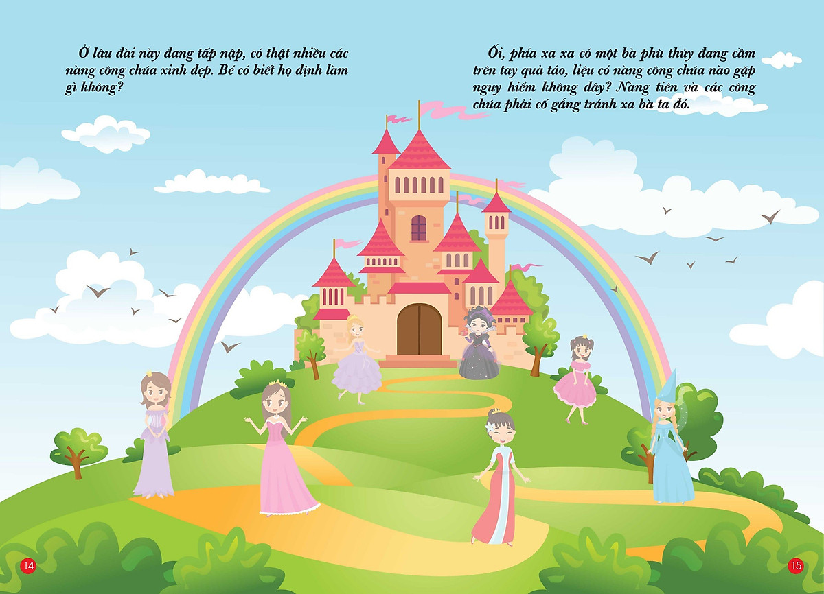 bộ bóc dán hình thông minh - little princess - công chúa nhỏ 2 - Ảnh 6