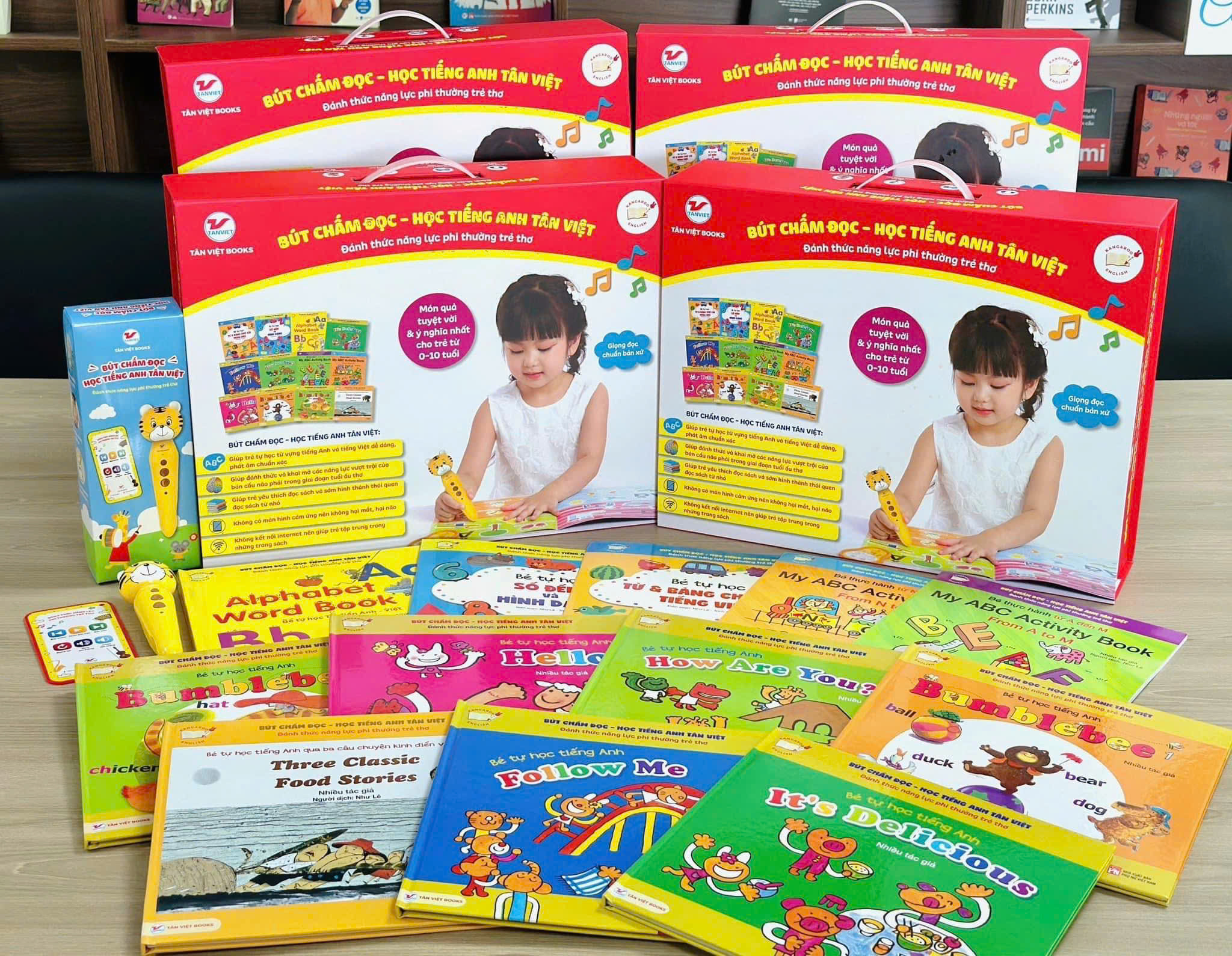 Bộ Bút Chấm Đọc-Học Tiếng Anh - Đánh Thức Năng Lực Phi Thường Từ Trẻ Thơ - Bút Hình Hổ (Dành Cho Trẻ Từ 0 Đến 10 Tuổi) - Tặng Kèm Sách Playtime In English - Level 3 - Happy Snowman - Người Tuyết Hạnh Phúc - Ảnh 24