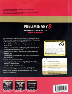 bộ cambridge english preliminary - preliminary english test 8 with answers (fahasa reprint edition) - Ảnh 11
