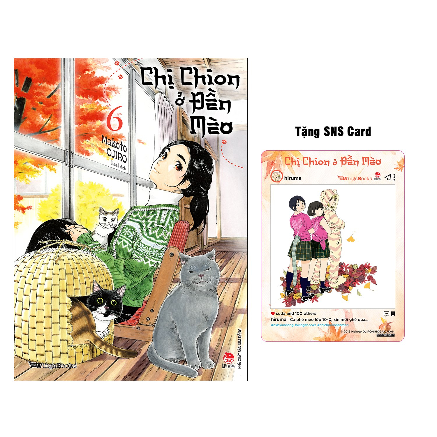 Bộ Chị Chion Ở Đền Mèo - Tập 6 - Tặng Kèm SNS Card - Ảnh 2