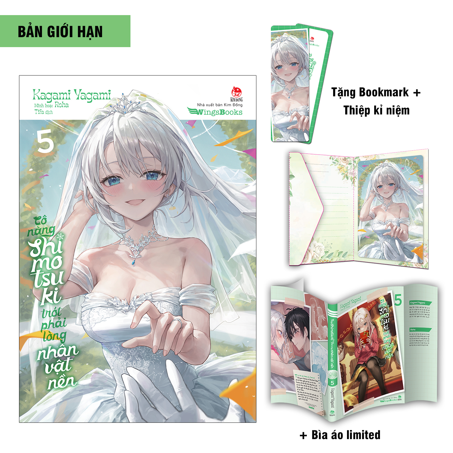Bộ
Cô Nàng Shimotsuki Trót Phải Lòng Nhân Vật Nền - Tập 5 - Bản Giới Hạn - Tặng Kèm Bookmark + Thiệp Kỉ Niệm + Bìa Áo Limited - Ảnh 2