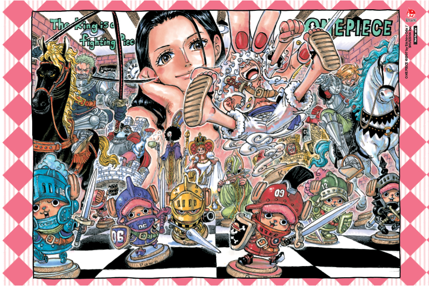 Bộ Combo Manga - One Piece - Tập 110 - “Làn Sóng Thời Đại” - Bản Bìa Áo + Bản Đặc Biệt (Bộ 2 Cuốn) - Tặng Kèm Special Cover + Tranh Canvas + Bổ Sung Trang Màu Từ Tạp Chí + Box Set + Poster - Ảnh 7