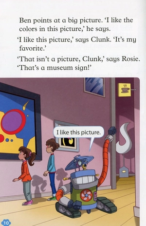bộ combo oxford read and imagine - level 1 - clunk in space + robbers at the museum (set 2 books) - Ảnh 10