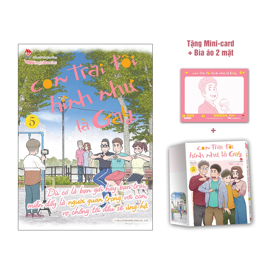 bộ con trai tôi hình như là gay - tập 5 - tặng kèm mini-card + bìa áo 2 mặt - Ảnh 2