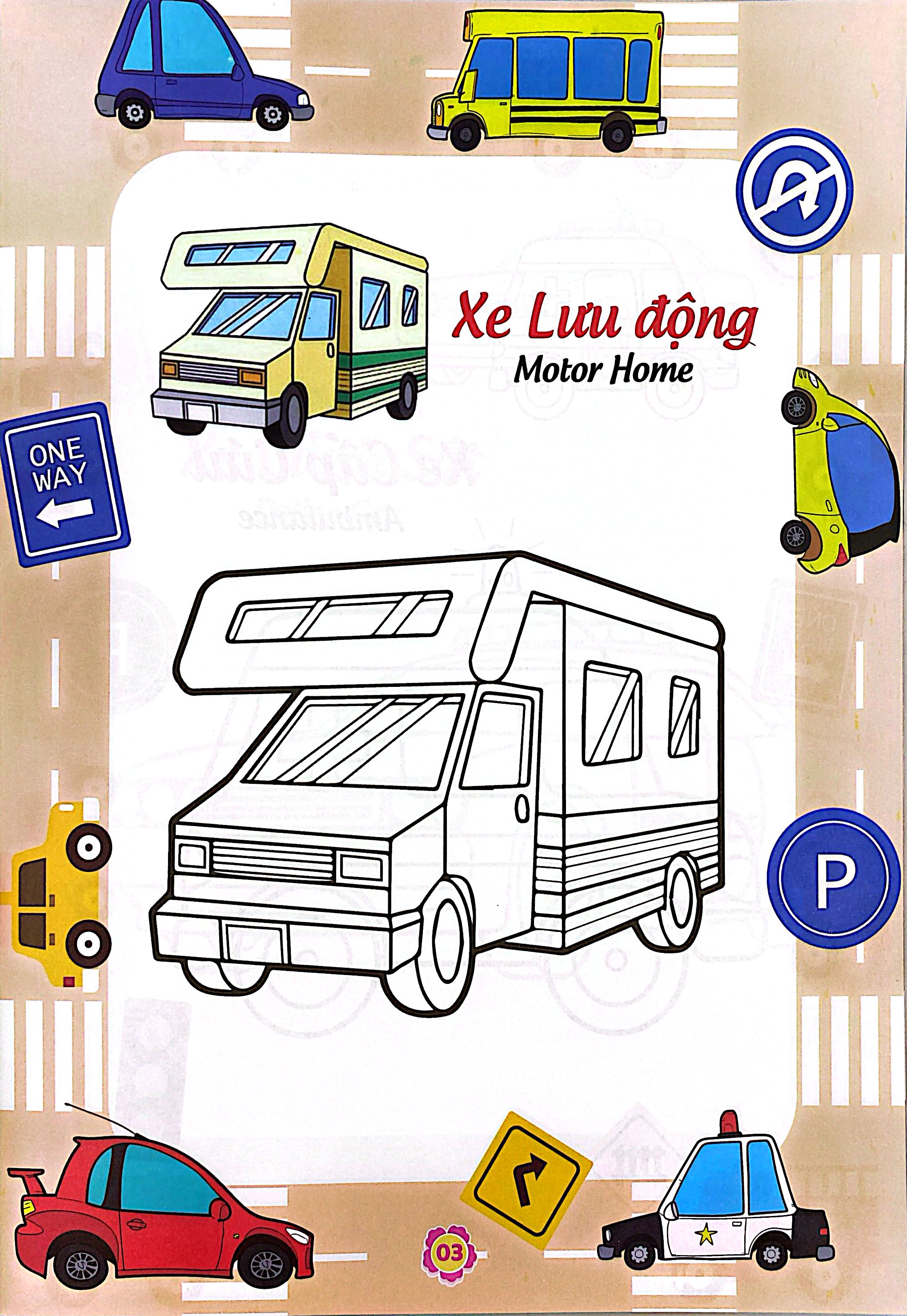 Bộ Dành Cho Học Sinh Mầm Non - Bé Thỏa Sức Sáng Tạo Phát Triển IQ-EQ-CQ - Bé Tô Màu Và Học Tiếng Anh Theo Chủ Đề - Phương Tiện Giao Thông - Ảnh 5