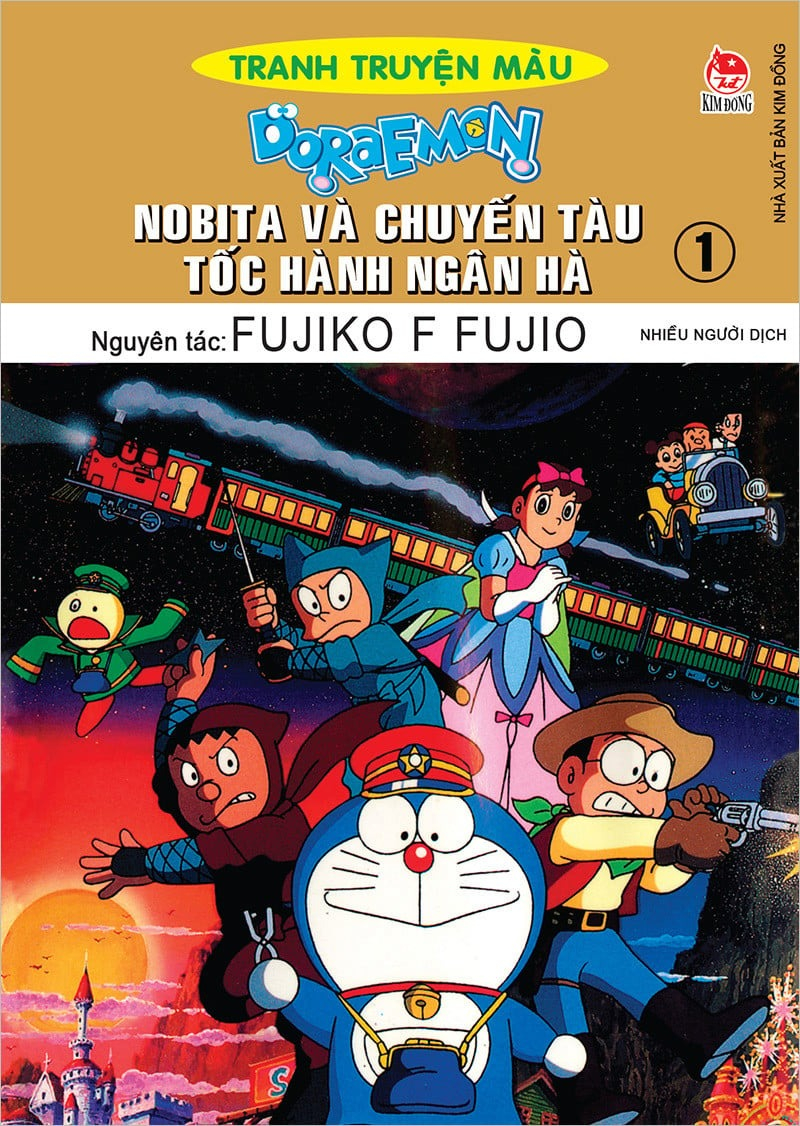 bộ doraemon - tranh truyện màu - nobita và chuyến tàu tốc hành ngân hà - tập 1 (tái bản 2023) - Ảnh 2