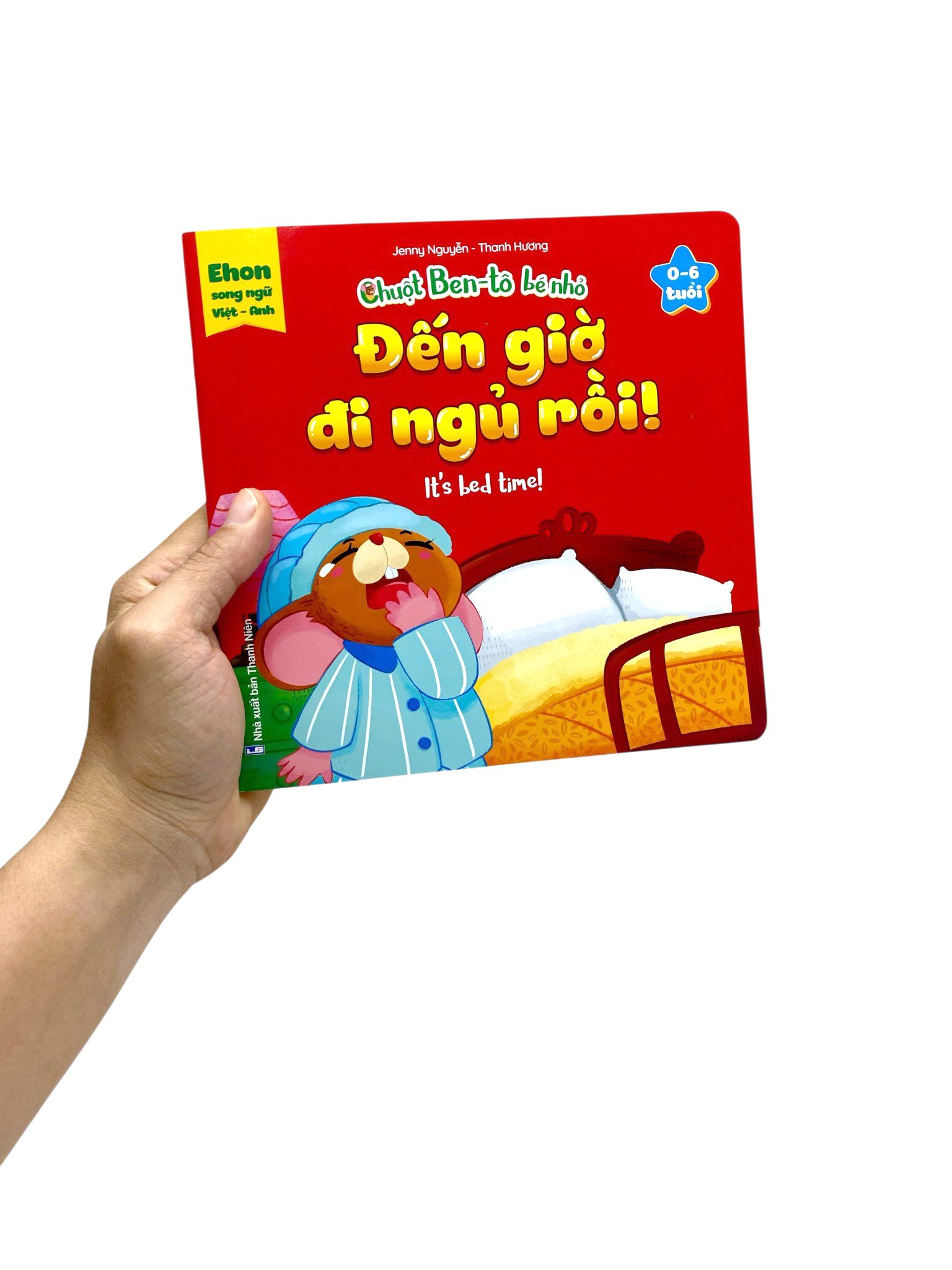 Bộ Ehon Song Ngữ Việt-Anh - Chuột Ben-Tô Bé Nhỏ - Đến Giờ Đi Ngủ Rồi - Dành Cho Trẻ 0-6 Tuổi - Ảnh 6