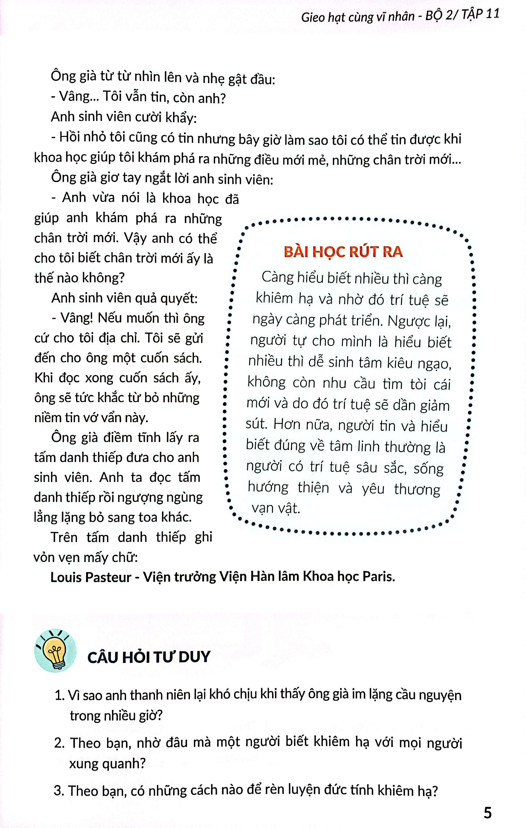 Bộ Gieo Hạt Cùng Vĩ Nhân - Bộ 2 - Tập 11 - Ảnh 6