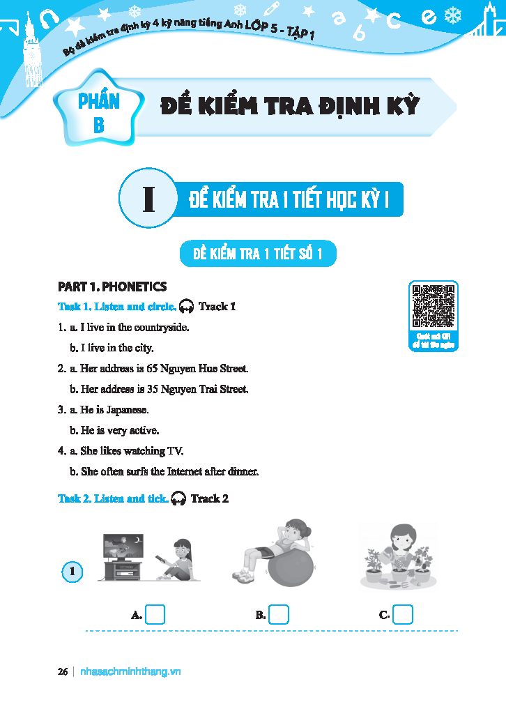 Bo
Global Success - Bo De Kiem Tra Dinh Ky 4 Ky Nang Tieng Anh Lop 5 - Tap 1 (Co Dap An) - Ảnh 6