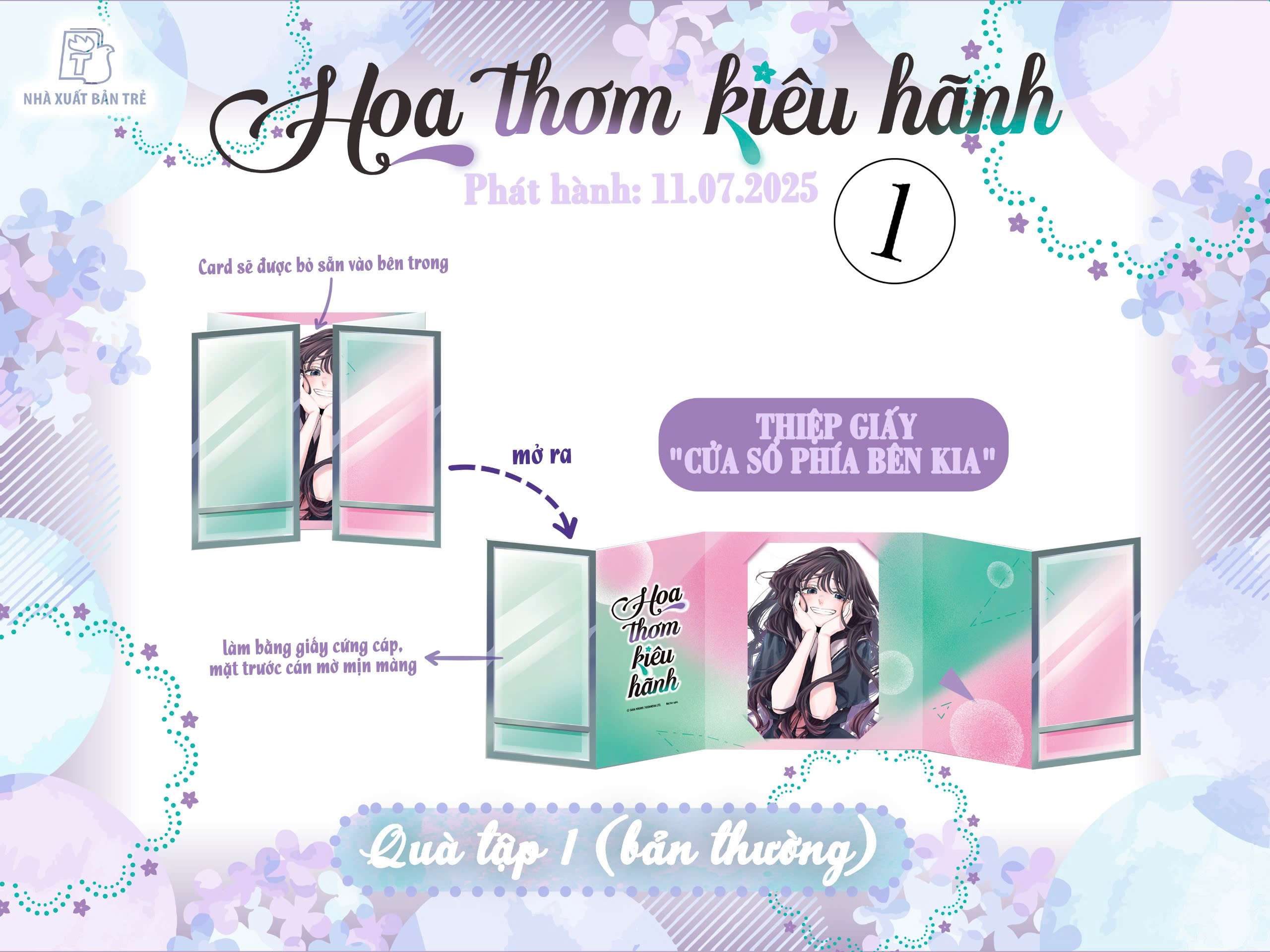 Bộ Hoa Thơm Kiêu Hãnh - Tập 1 - Tặng Kèm Bìa Rời Cán Bóng + Card "Hoa Nở" + Thiệp Giấy "Cửa Sổ Phía Bên Kia" - Ảnh 5