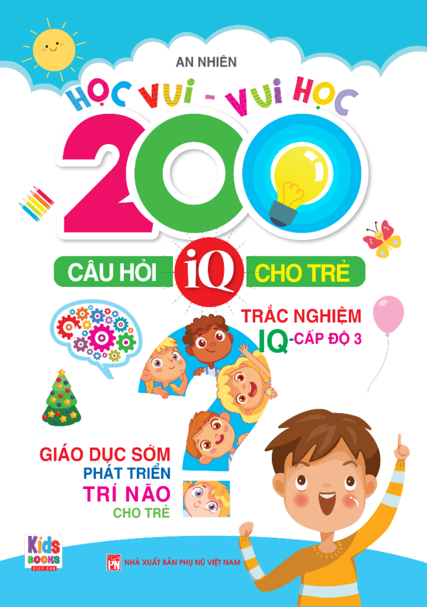 bộ học vui-vui học - 200 câu hỏi iq cho trẻ - trắc nghiệm iq - cấp độ 3 - Ảnh 2
