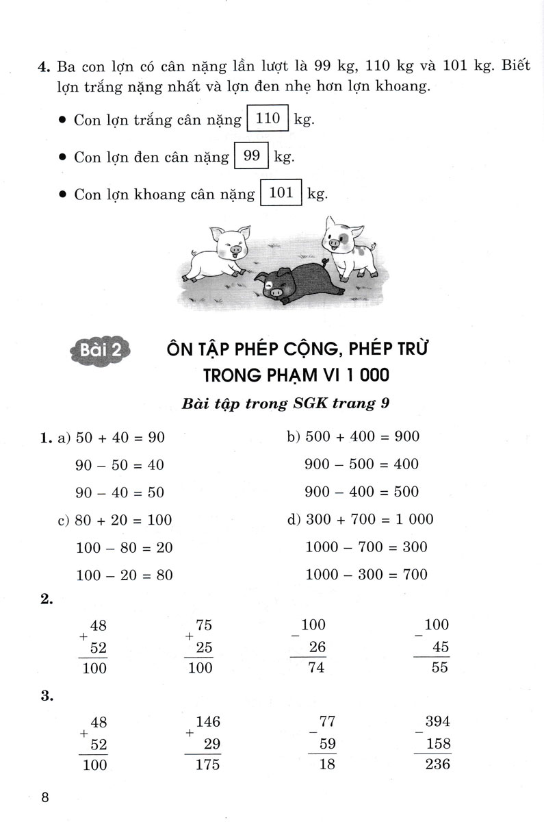 Bộ
Hướng Dẫn Giải Bài Tập Toán 3 - Tập 1 (Kết Nối) - Ảnh 8