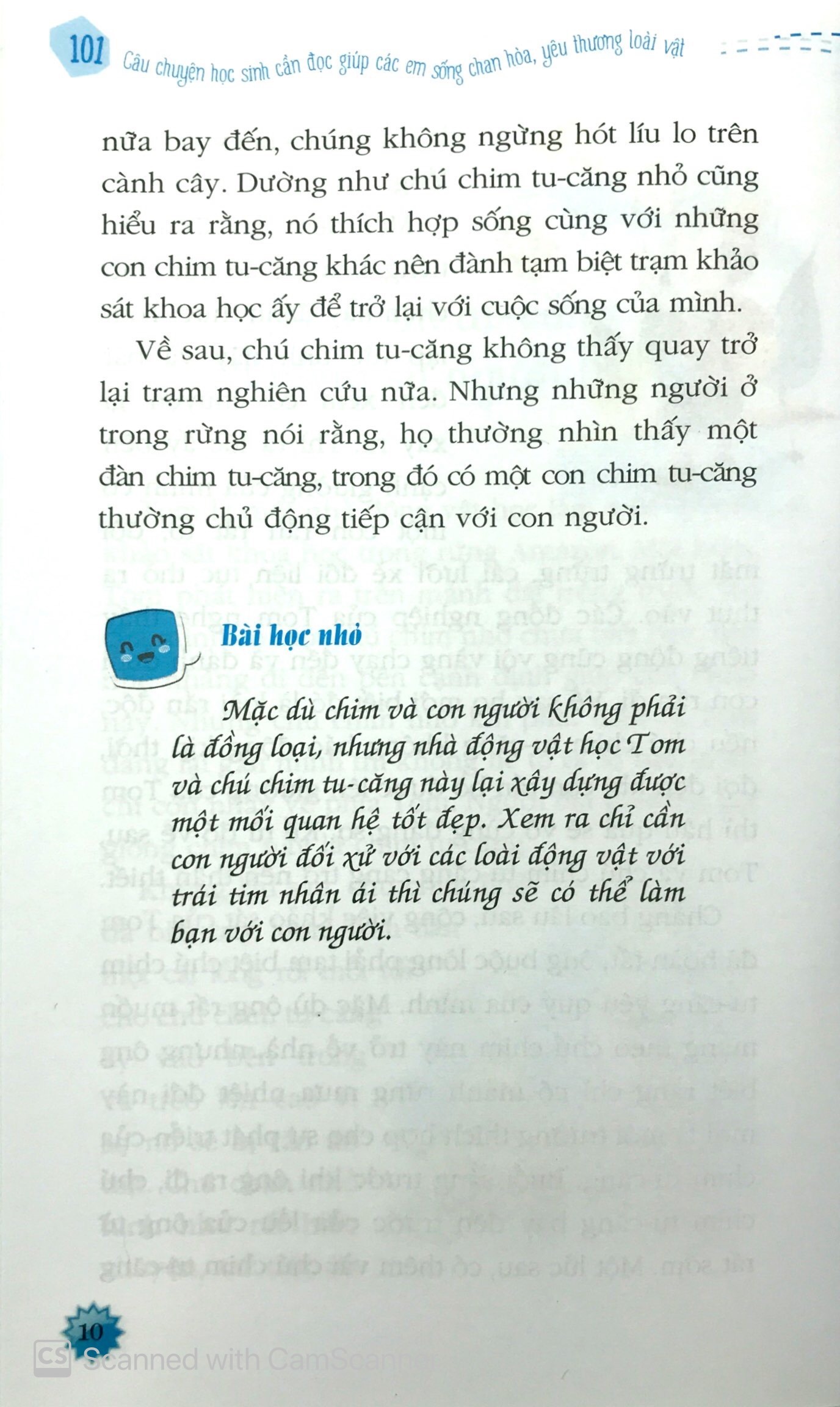 Bộ Kỹ Năng Sống Dành Cho Học Sinh - 101 Câu Chuyện Học Sinh Cần Đọc - Giúp Các Em Sống Chan Hòa, Yêu Thương Loài Vật (Tái Bản 2024) - Ảnh 10