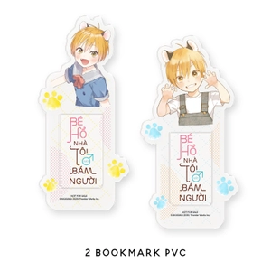 bộ manga - bé hổ nhà tôi rất bám người - tập 1 + tập 2 (bộ 2 tập) - bản đặc biệt - tặng kèm 2 bookmark pvc + 1 standee giấy - Ảnh 5