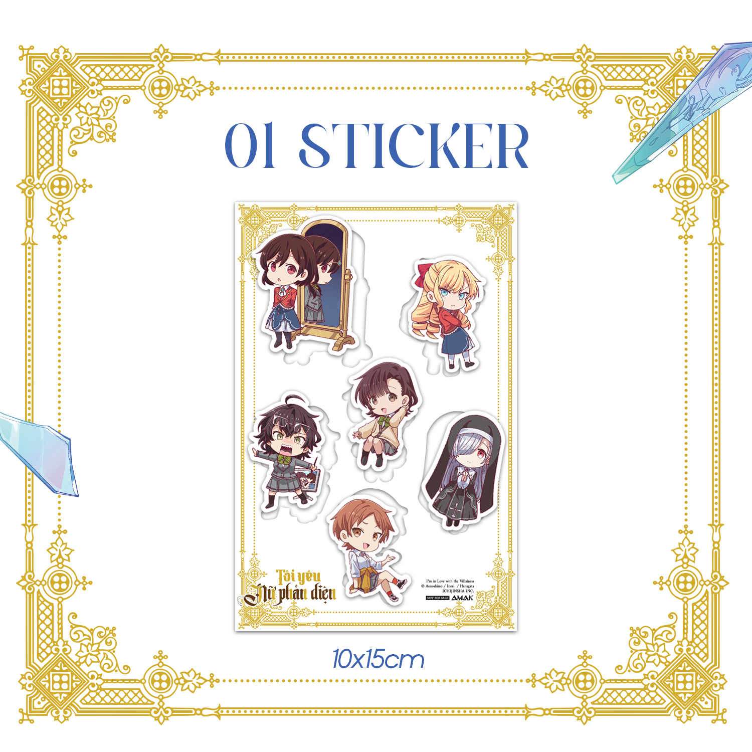 Bộ [Manga] Tôi Yêu Nữ Phản Diện - Tập 7 - Tặng Kèm Postcard + Sticker - Ảnh 4
