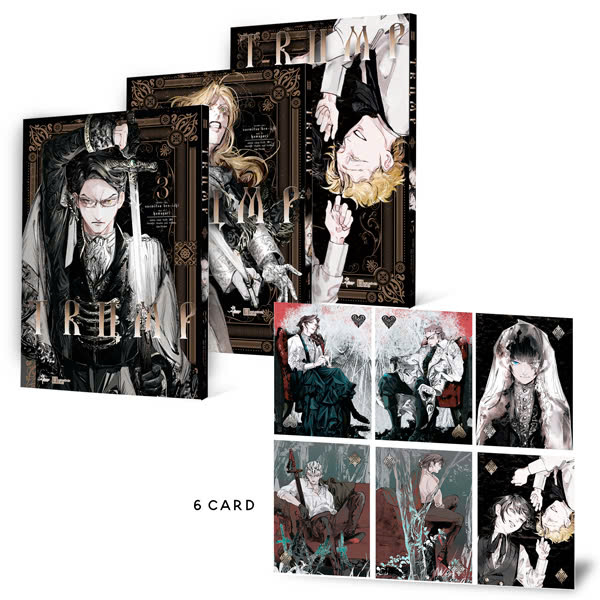 Bộ Manga - Trump: Tập 3 + Tập 4 + Tập 5 (Bộ 3 Tập) - Tặng Kèm Set 6 Card - Ảnh 1
