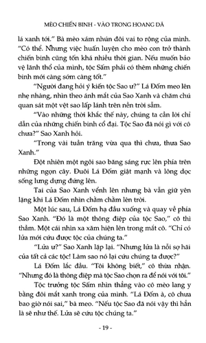 bộ mèo chiến binh - vào trong hoang dã (tái bản 2019) - Ảnh 7