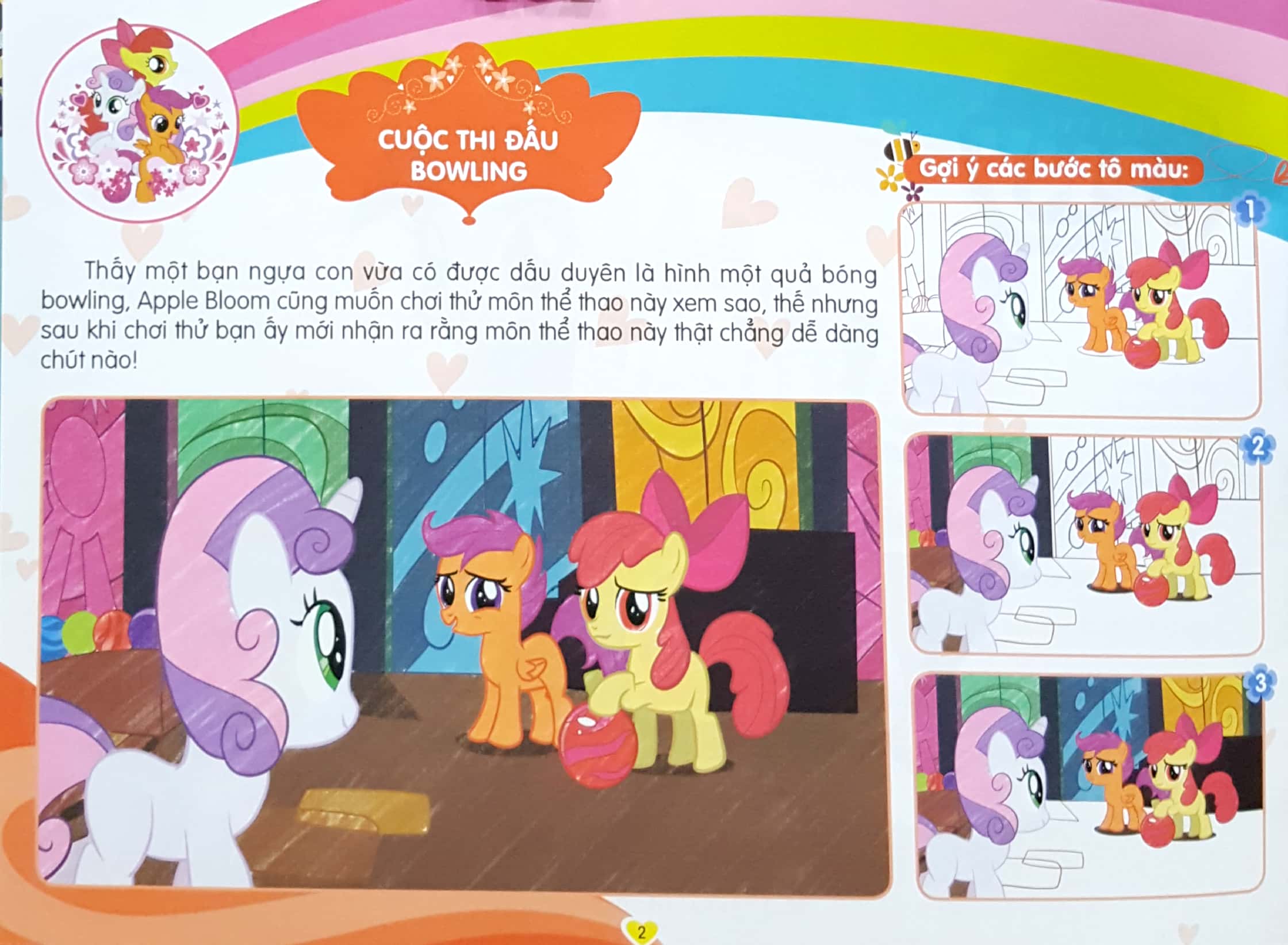 bộ my little pony - tập tô màu sáng tạo 4q - thung lũng sắc màu - Ảnh 2