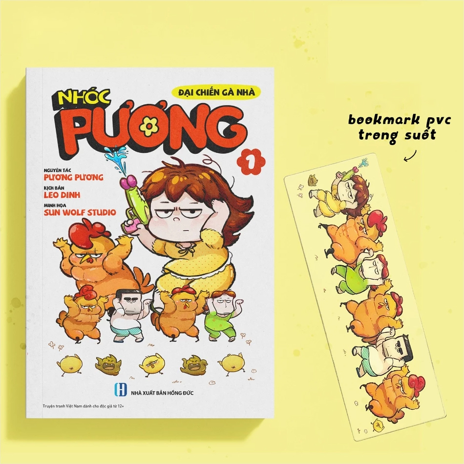 Bộ Nhóc Pương - Tập 1 - Đại Chiến Gà Nhà - Tặng Kèm Bookmark PVC Trong Suốt - Ảnh 2