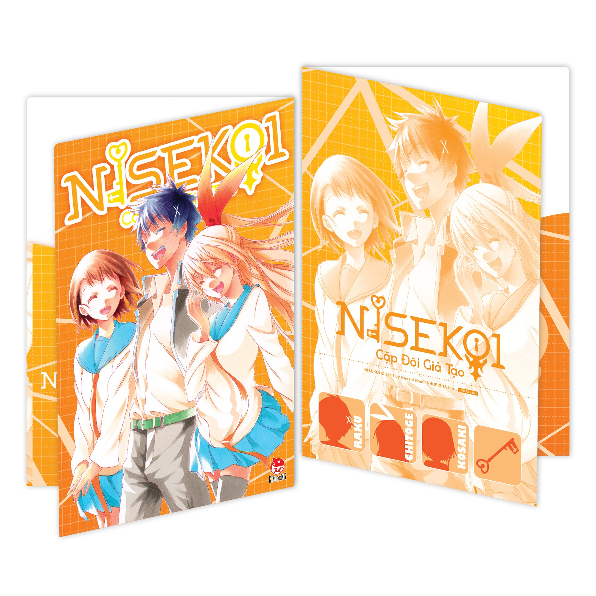 Bộ
Nisekoi - Cặp Đôi Giả Tạo - Tập 10 - Người Thương - Tặng Kèm Kẹp File Giấy - Ảnh 4