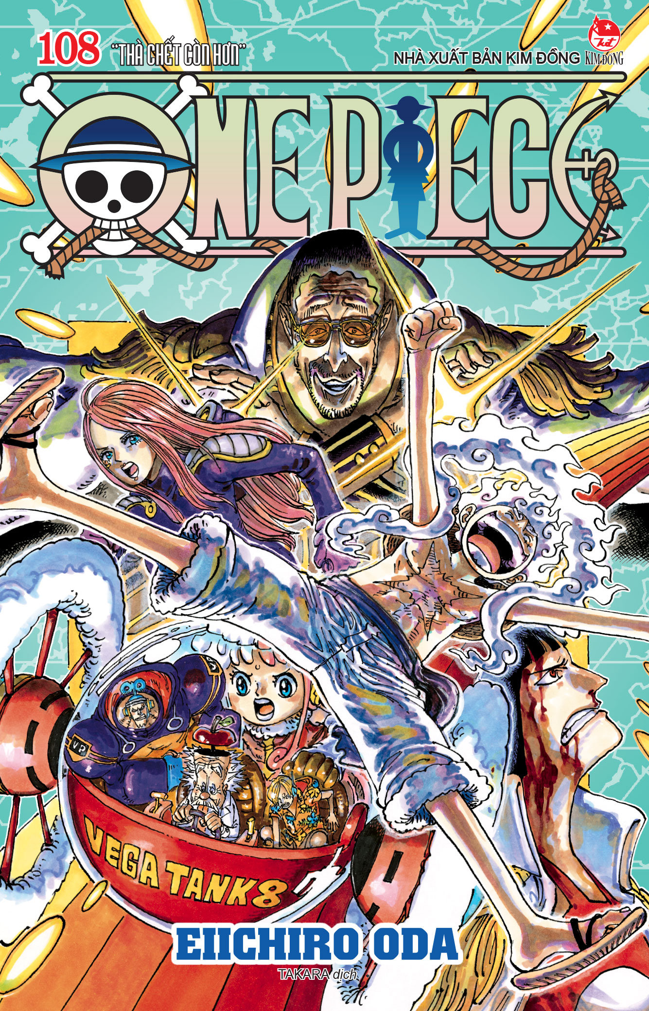 Bộ One Piece - Tập 108 - “Thà Chết Còn Hơn” - Bản Bìa Áo - Ảnh 3