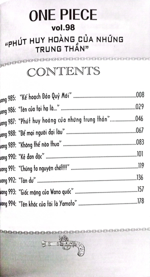 bộ one piece - tập 98 - phút huy hoàng của những trung thần - bản bìa rời - Ảnh 4