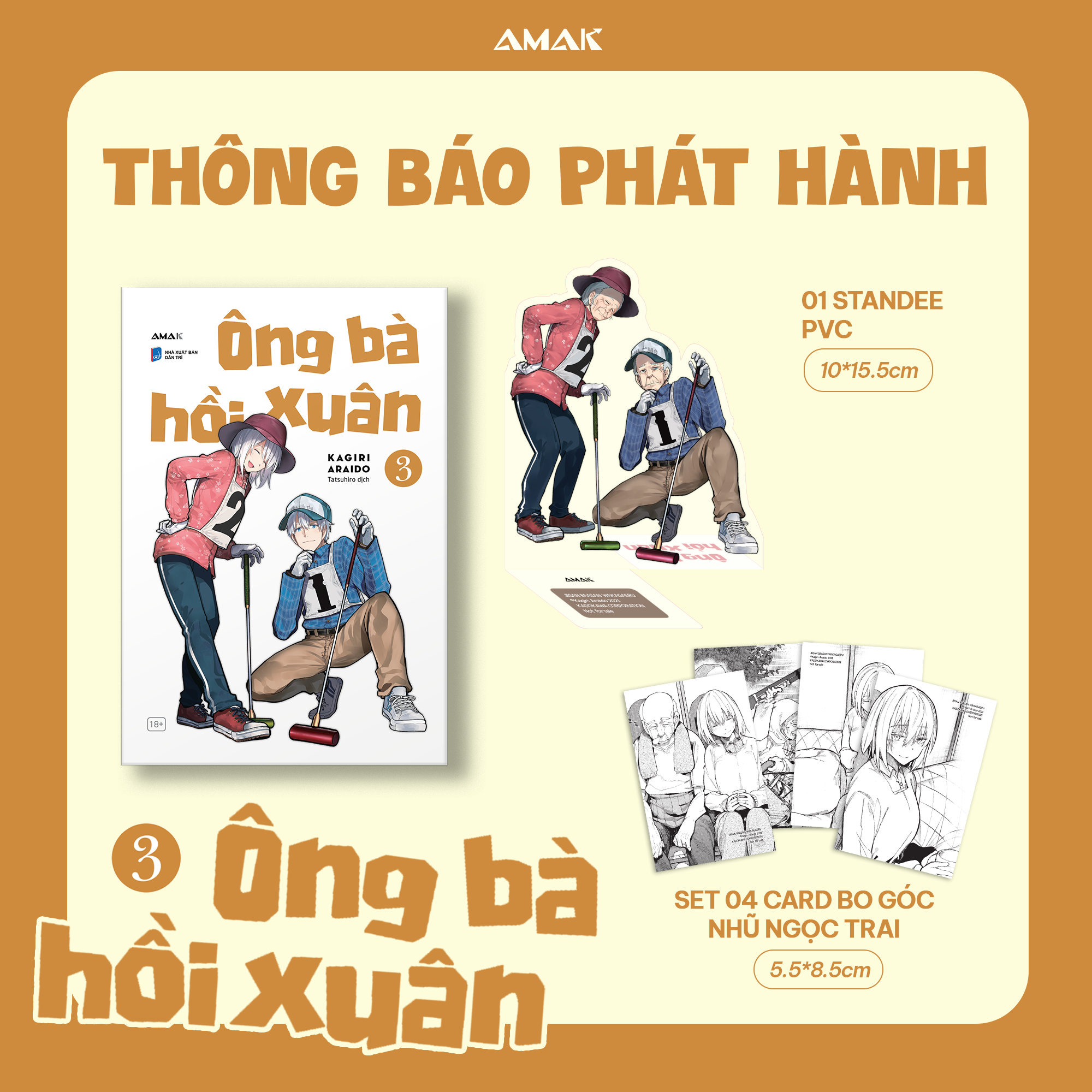 Bộ Ông Bà Hồi Xuân - Tập 3 - Tặng Kèm Standee PVC + Set 4 Card Bo Góc Nhũ Ánh Trai - Ảnh 2