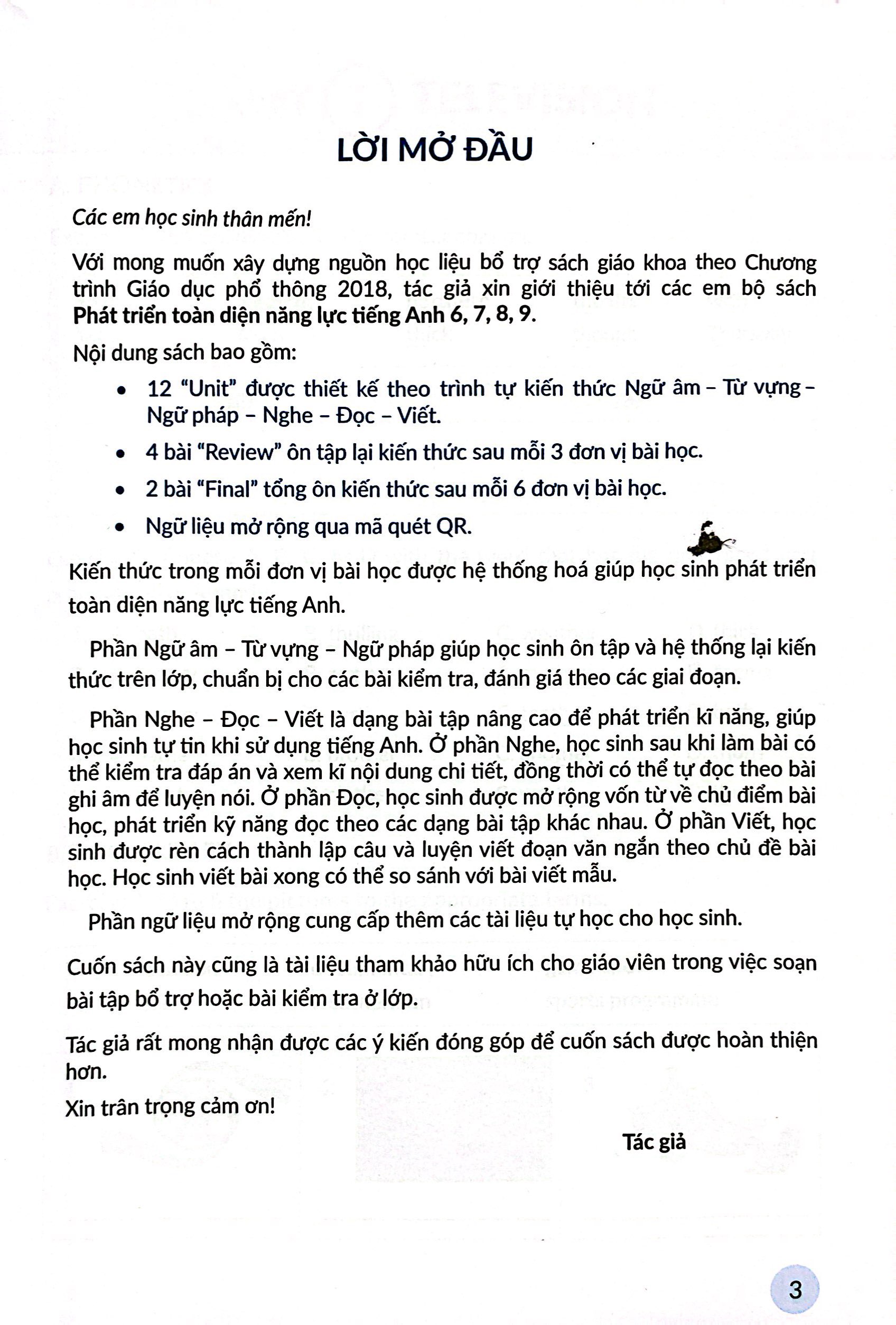 Bo
Phat Trien Toan Dien Nang Luc Tieng Anh 6 - Tap 2 (Theo Chuong Trinh Giao Duc Pho Thong 2018) - Ảnh 4